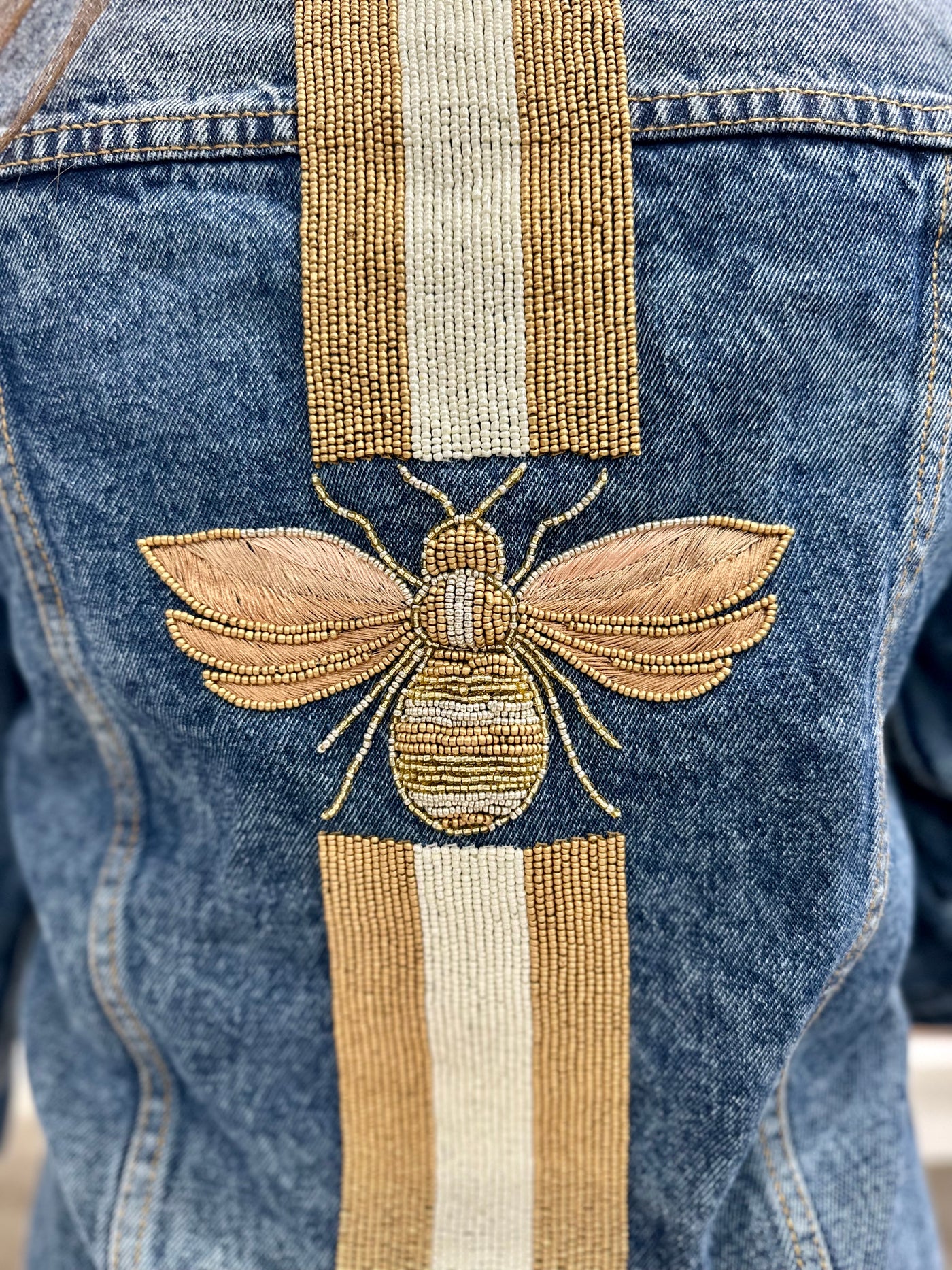 Golden Bee Denim Jacket