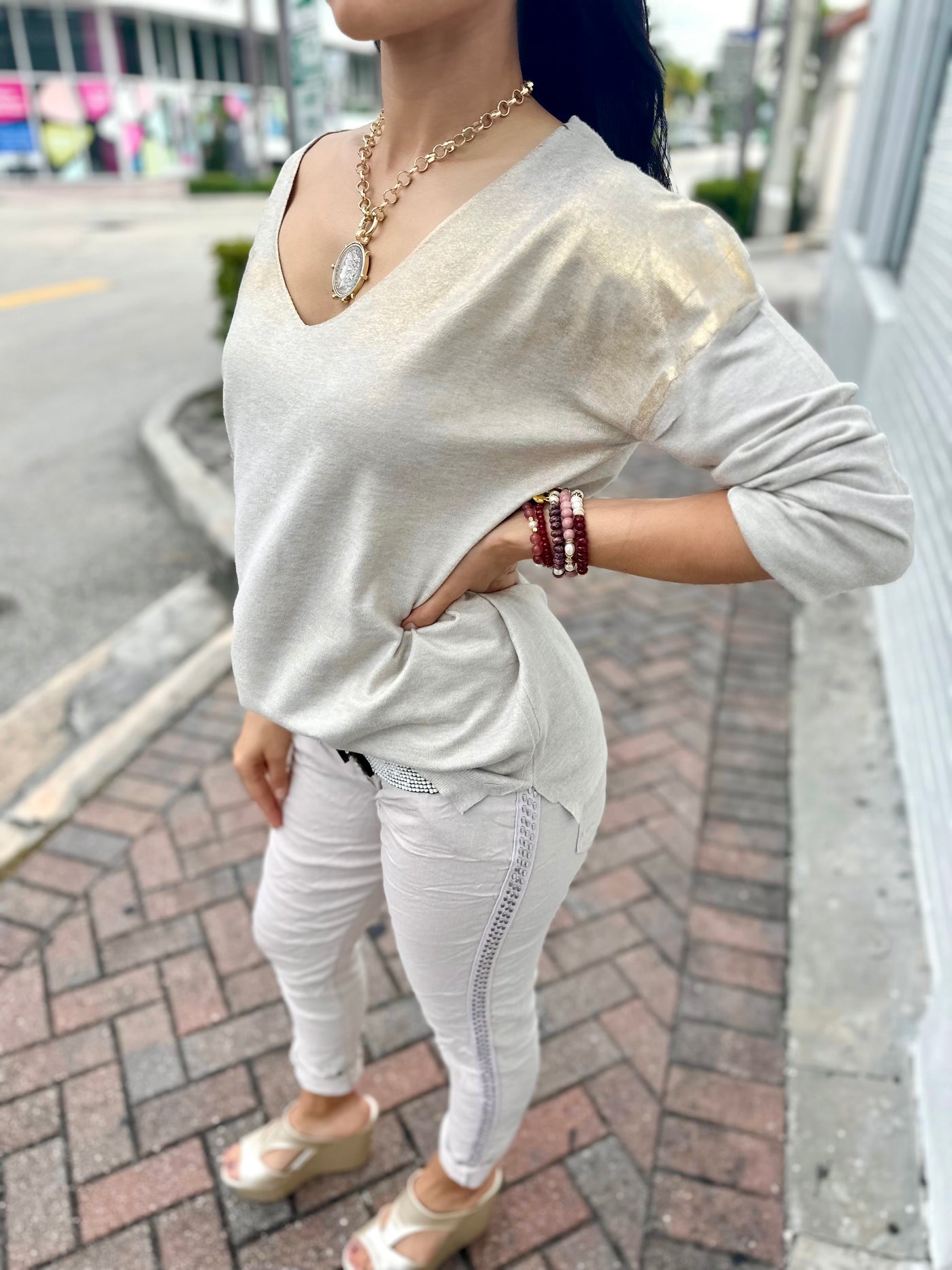 Chelsea Long Sleeve Knit Top