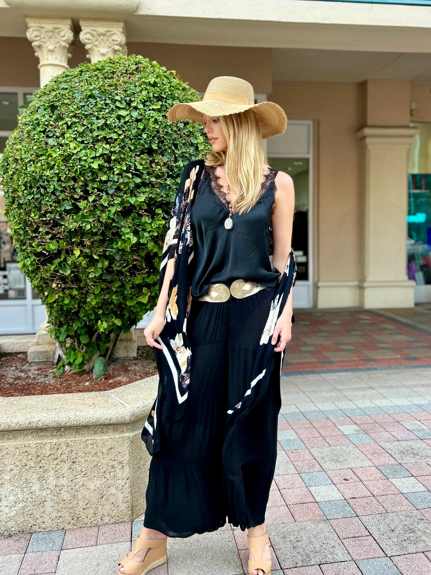 Straw Floppy Hat