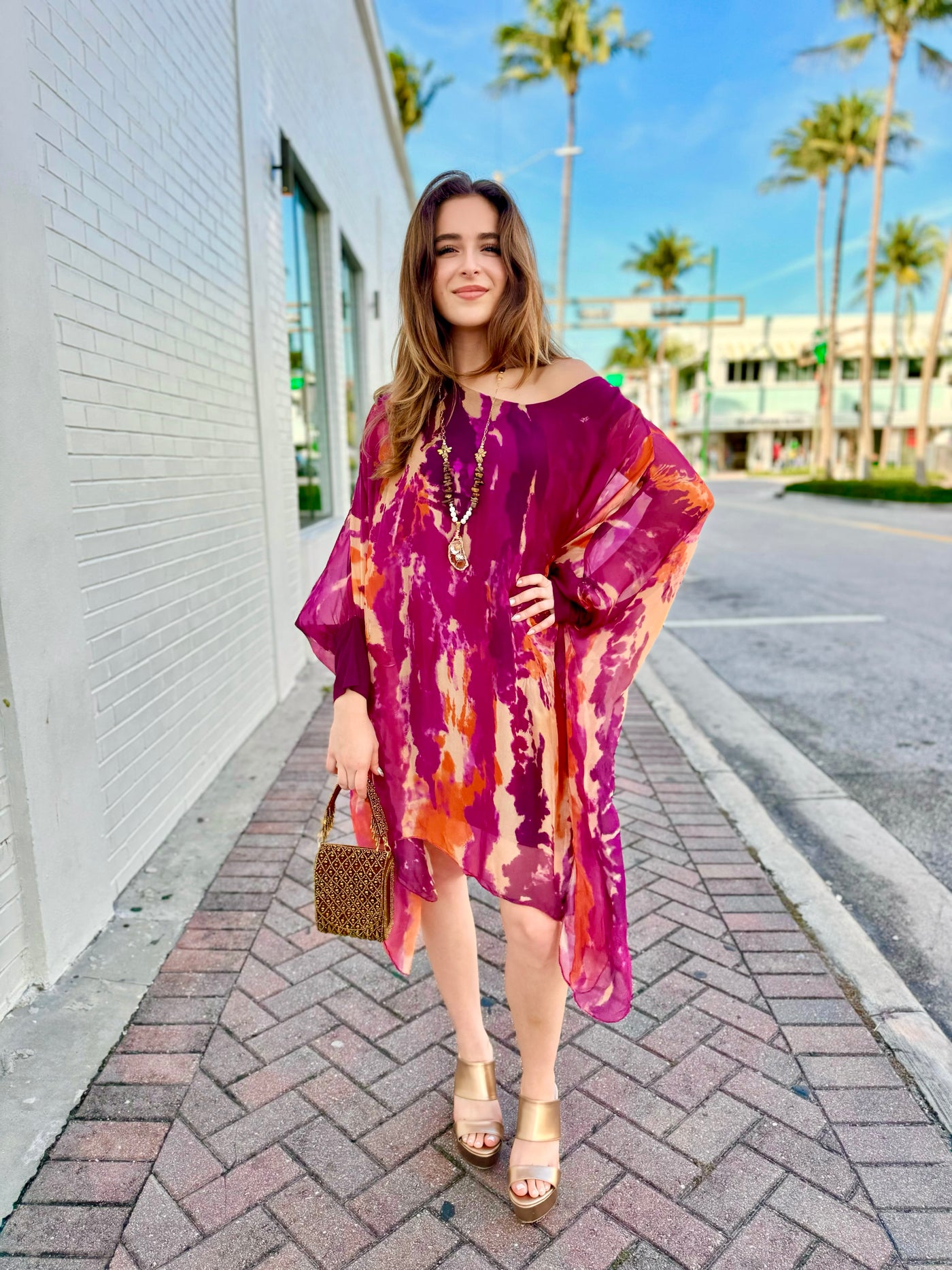 Sunset Silk Tunic/Dress