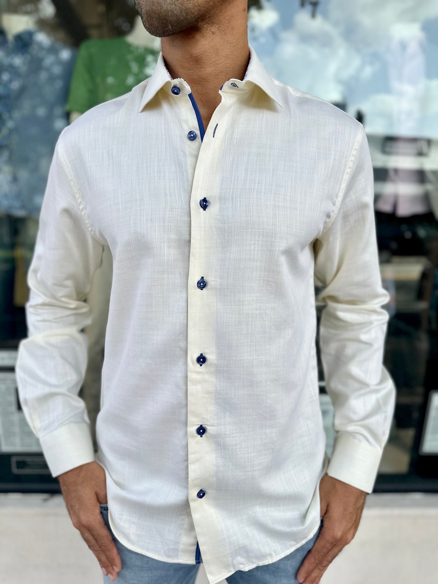 Yale Long Sleeve Button Down