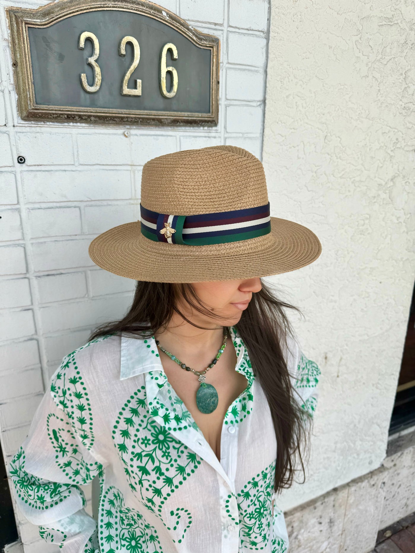 Becca Bee Straw Panama Hat