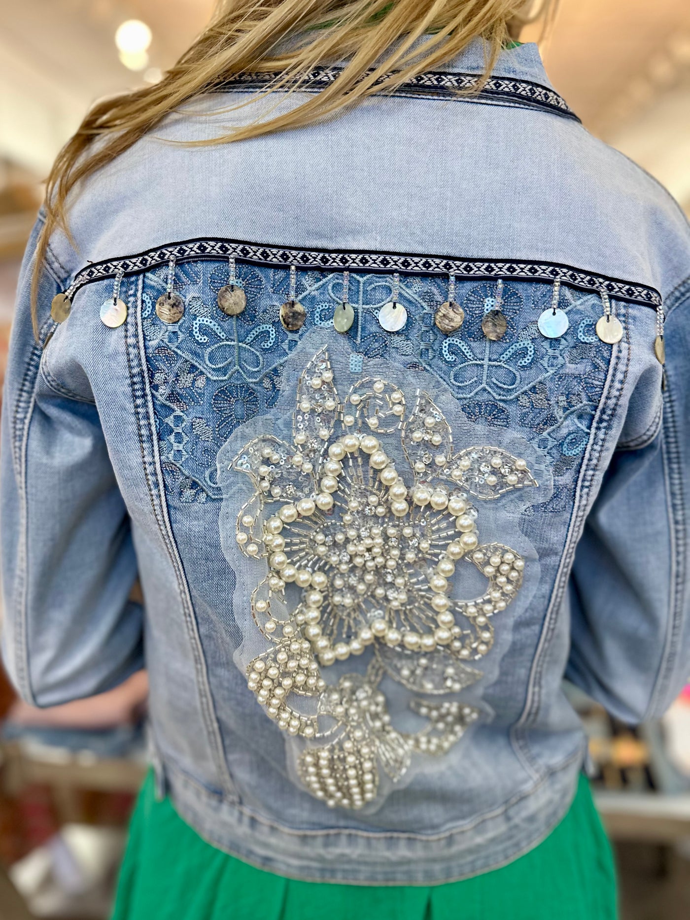 Emma Pearl Denim Jacket