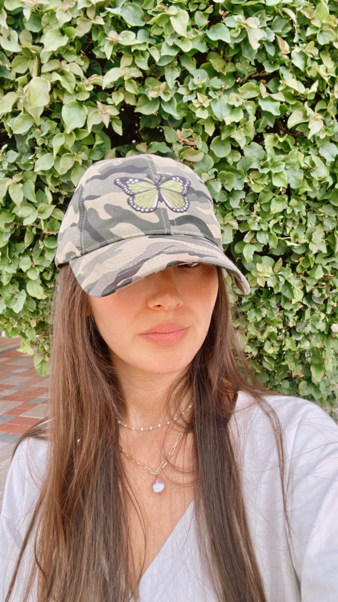 Camo Butterfly Baseball Hat