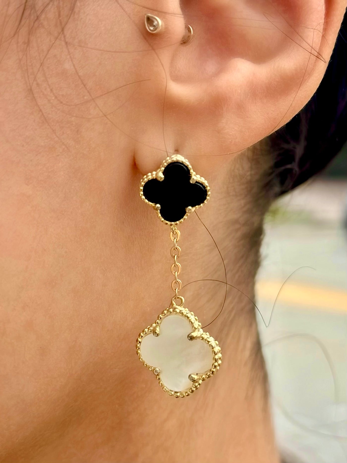 Catalina Clover Drop Earrings