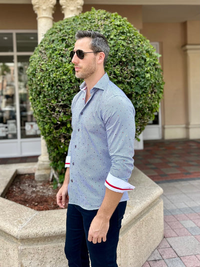 Asher Long Sleeve Button Down Shirt