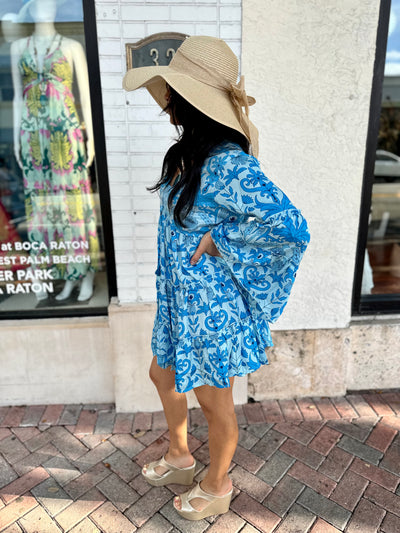 Bianca Bow Straw Floppy Hat