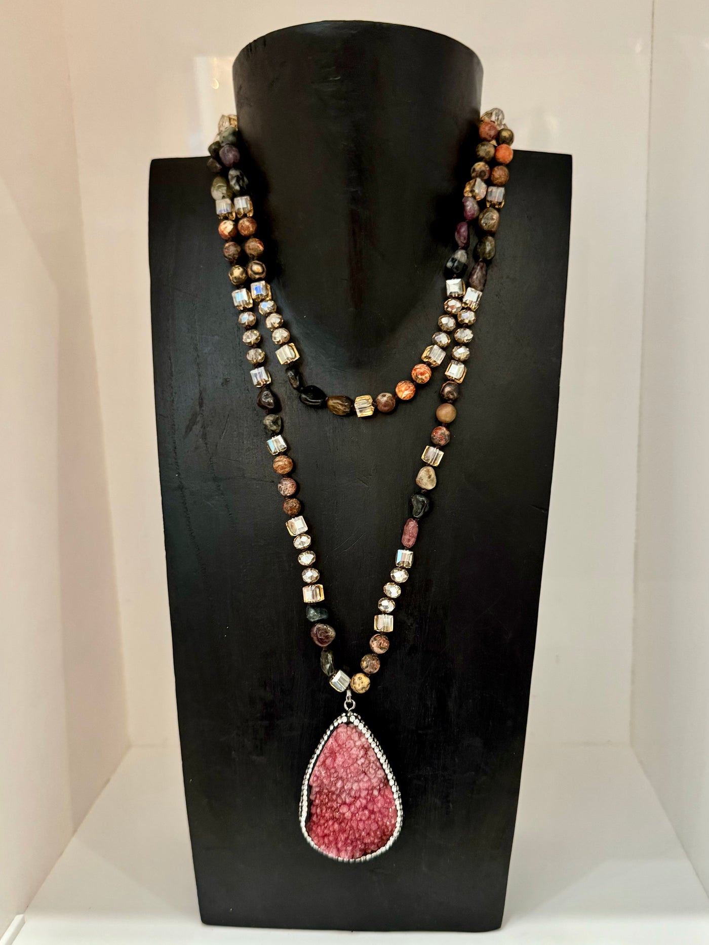 Chianti Druzy Stone Necklace