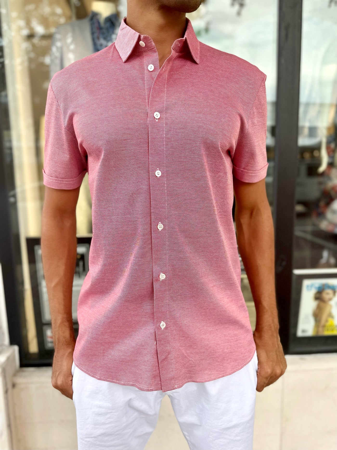 Grant Short Sleeve Button Down