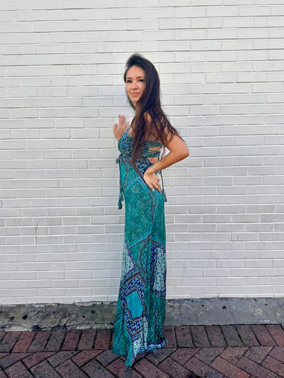 Chiara Halter Maxi Dress