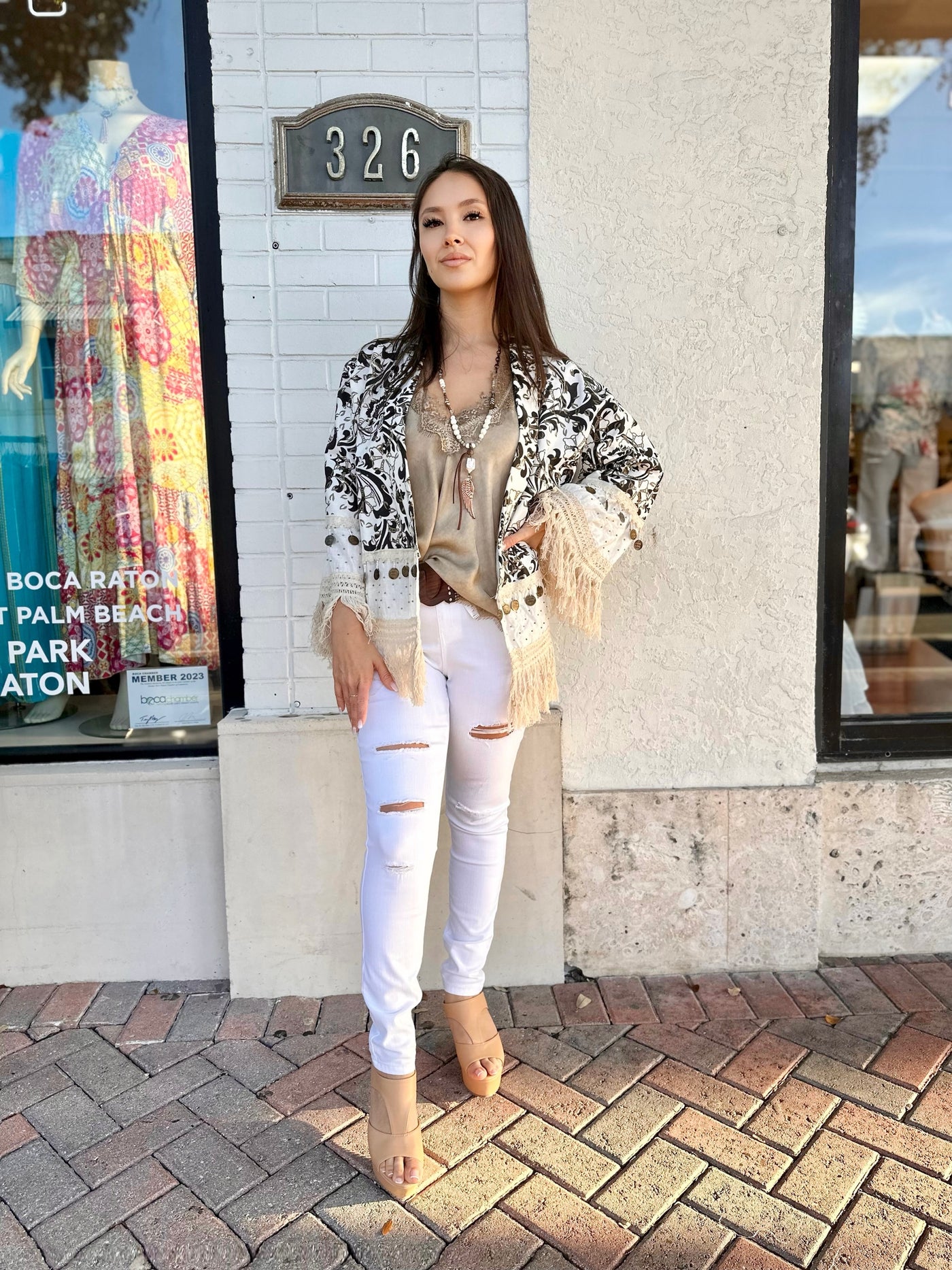 Gianna Fringe Jacket