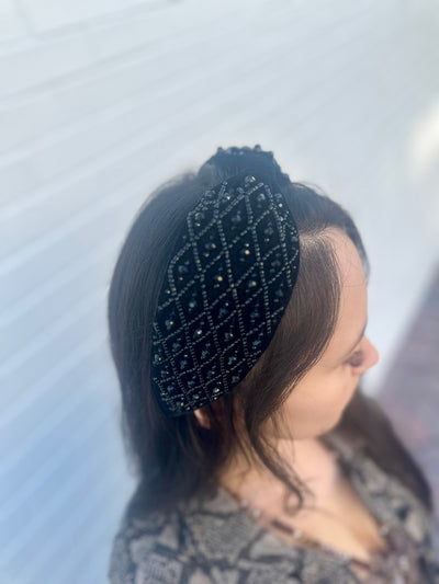 Midnight Embellished Headband