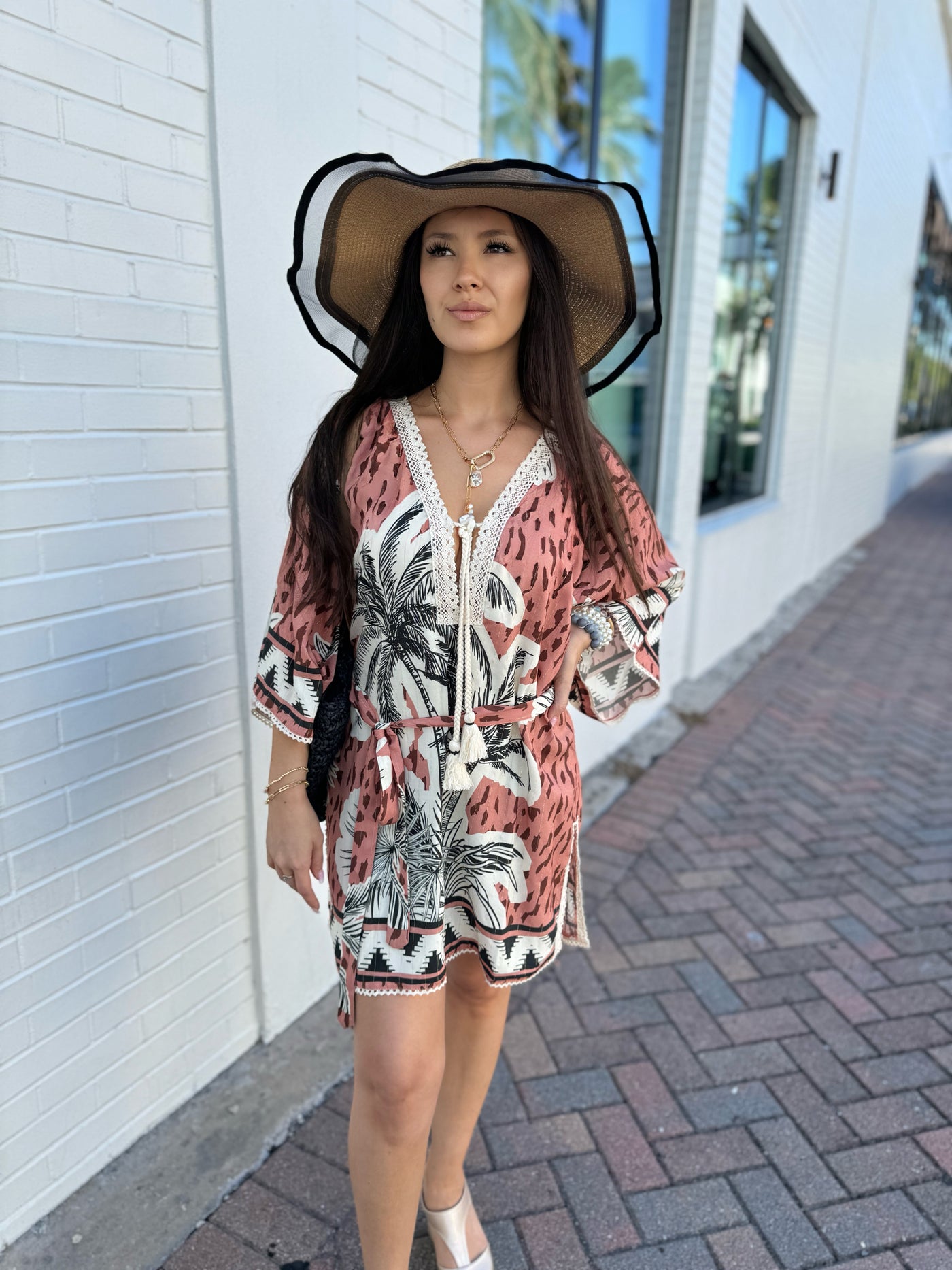 Joan Straw Floppy Hat