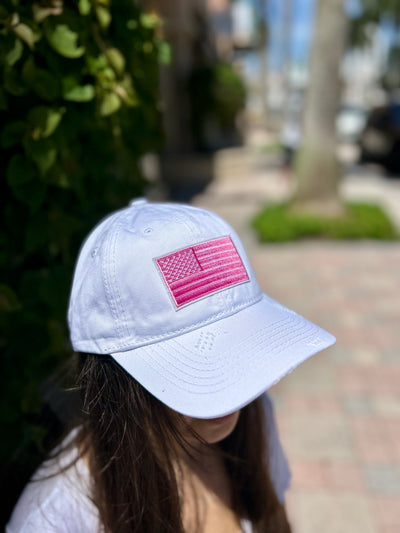 Pink Flag Baseball Hat