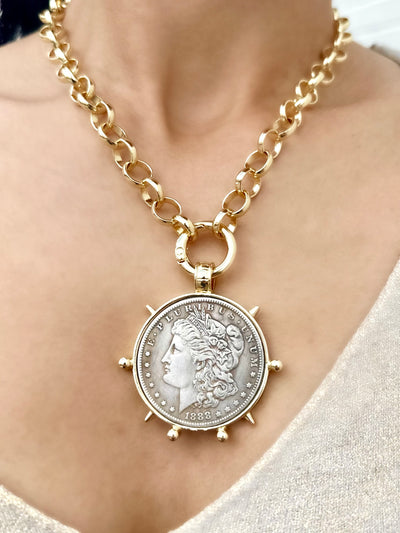 Liberty Link Coin Necklace