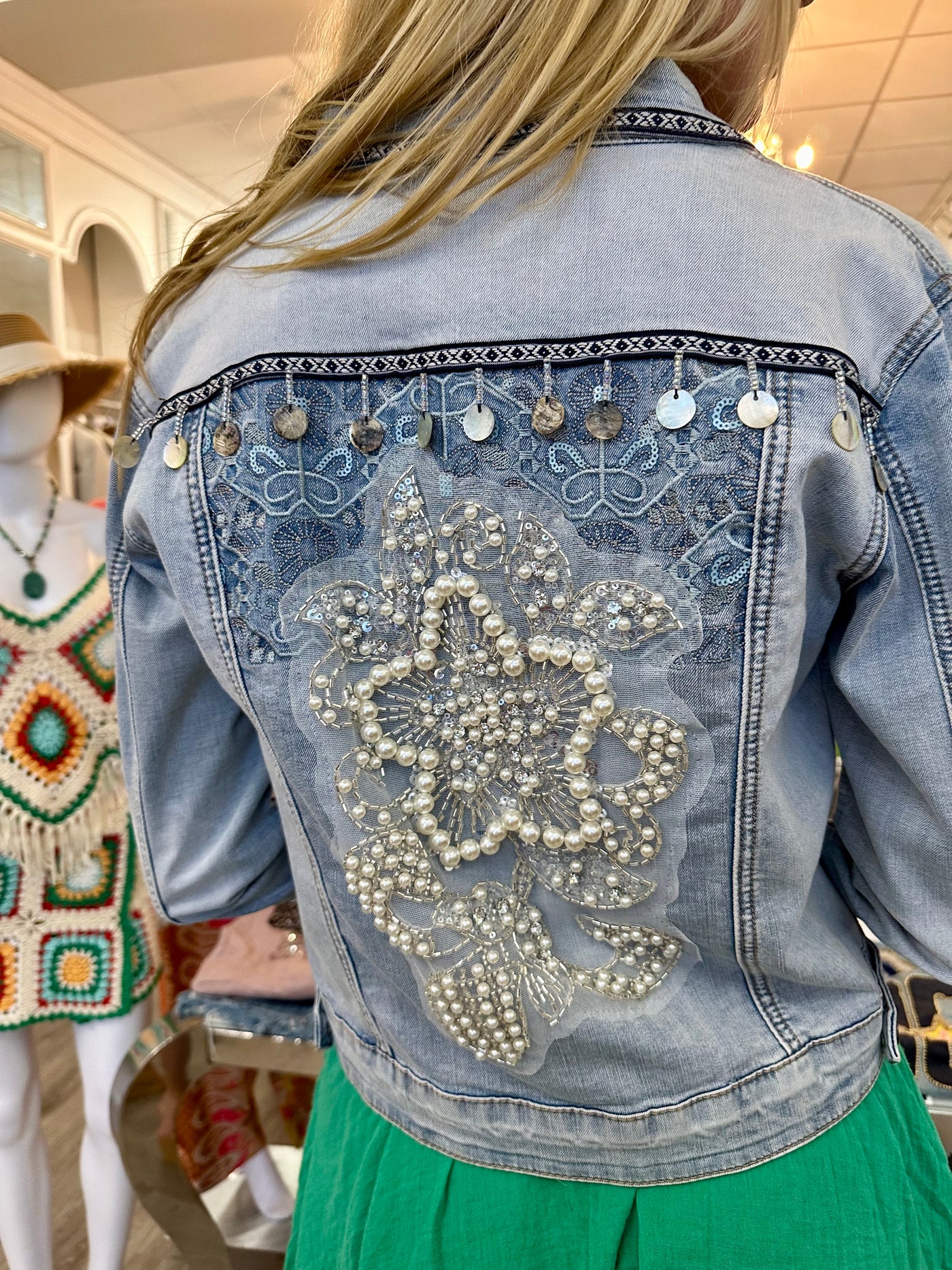 Emma Pearl Denim Jacket