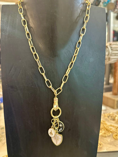 Celestial Bee Charm Necklace