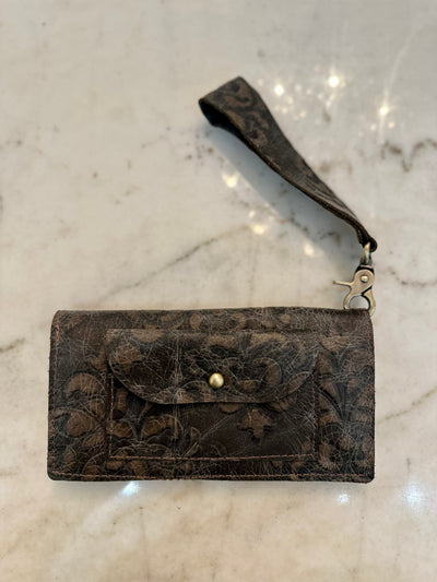 Juliana Upcycled Wristlet/Clutch