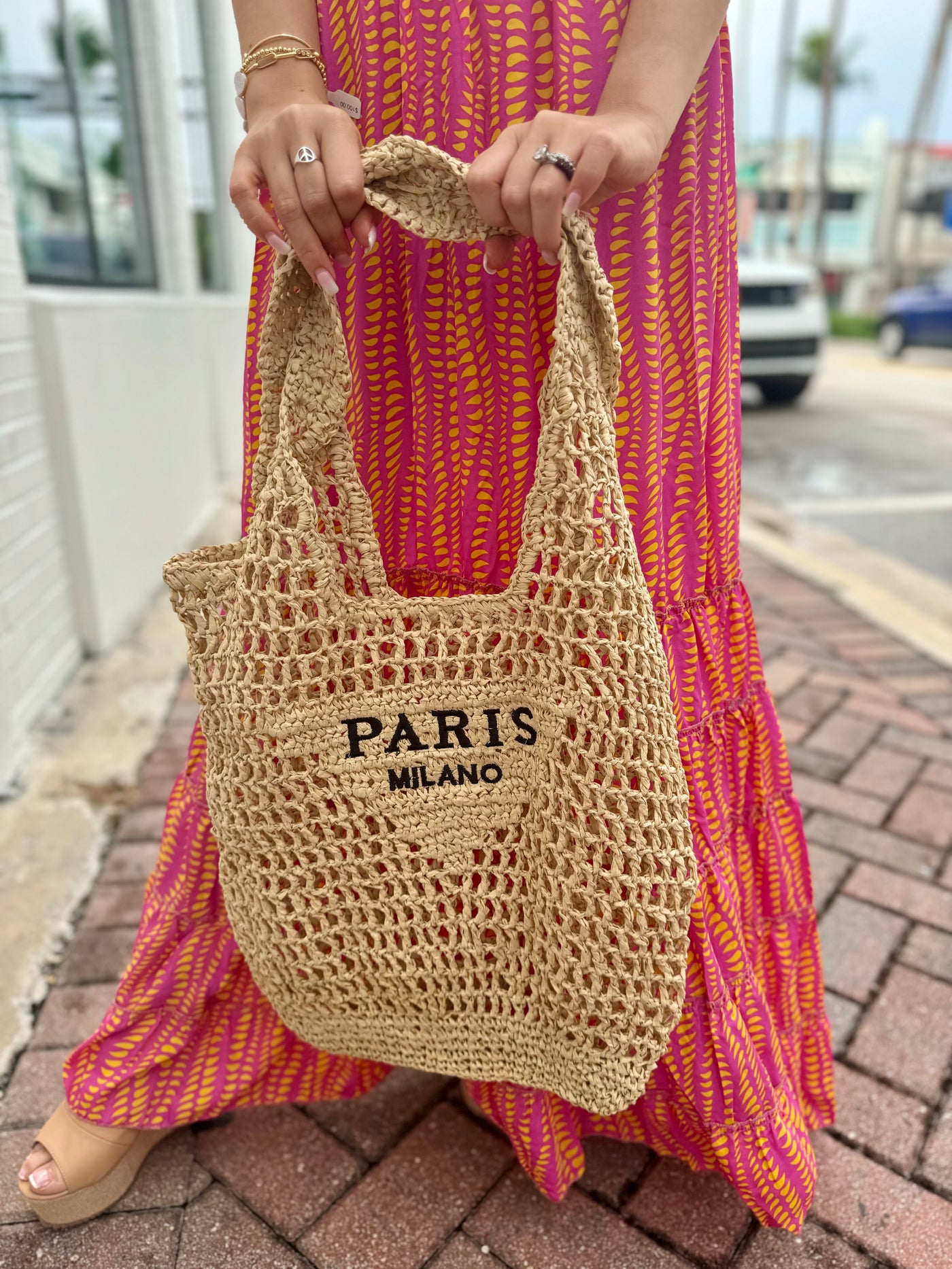 Paris Straw Bag