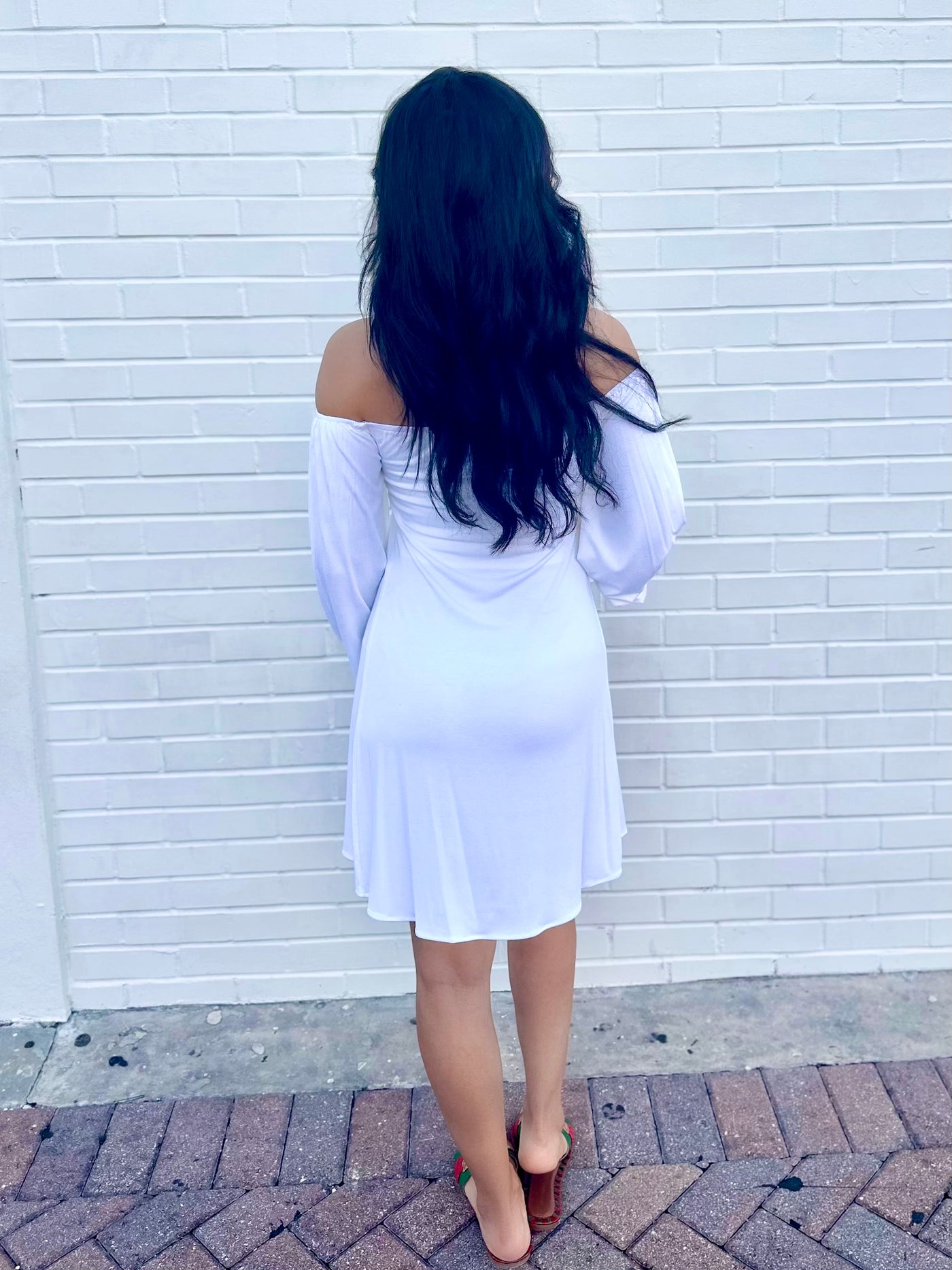 Caterina Off the Shoulder Mini Dress