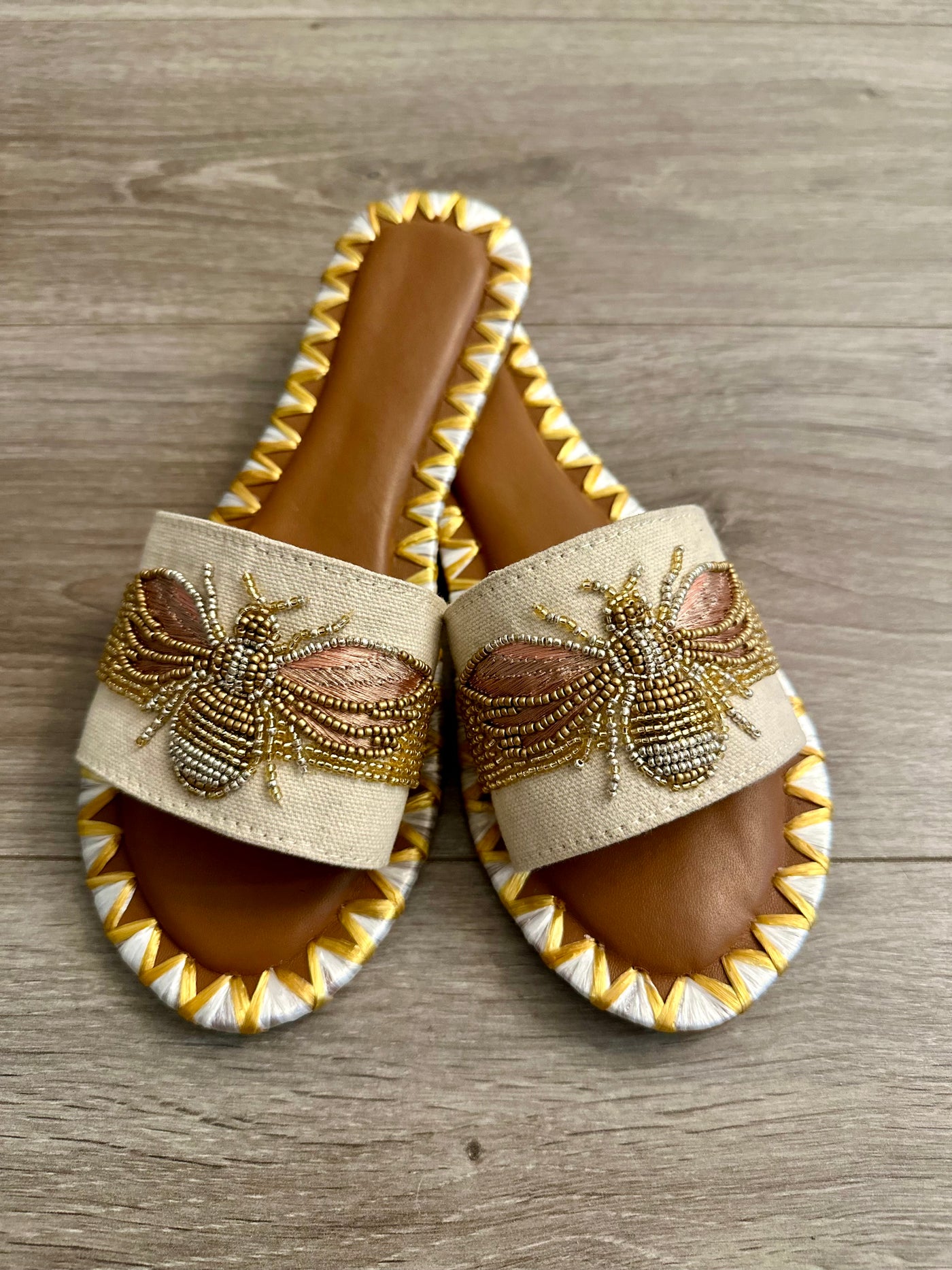 Golden Bee Sandals