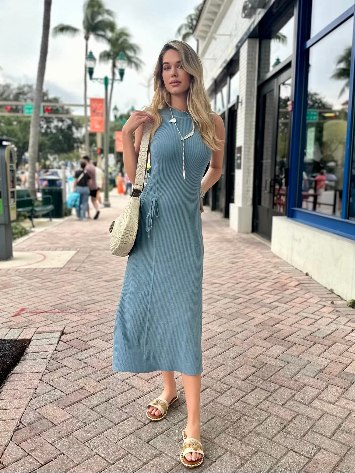 Elain Ribbed Maxi Dress