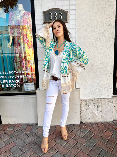 Gianna Fringe Jacket