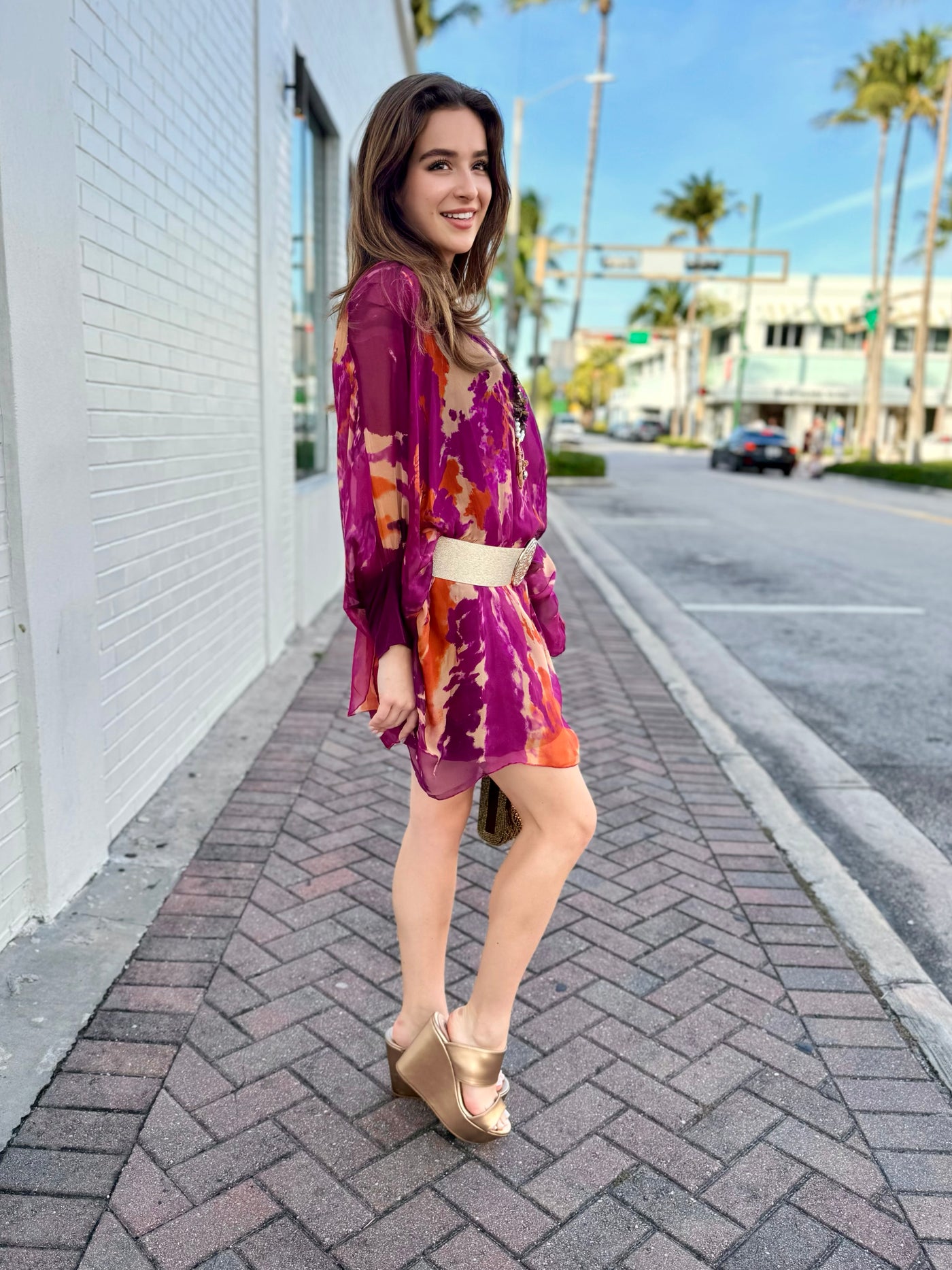 Sunset Silk Tunic/Dress