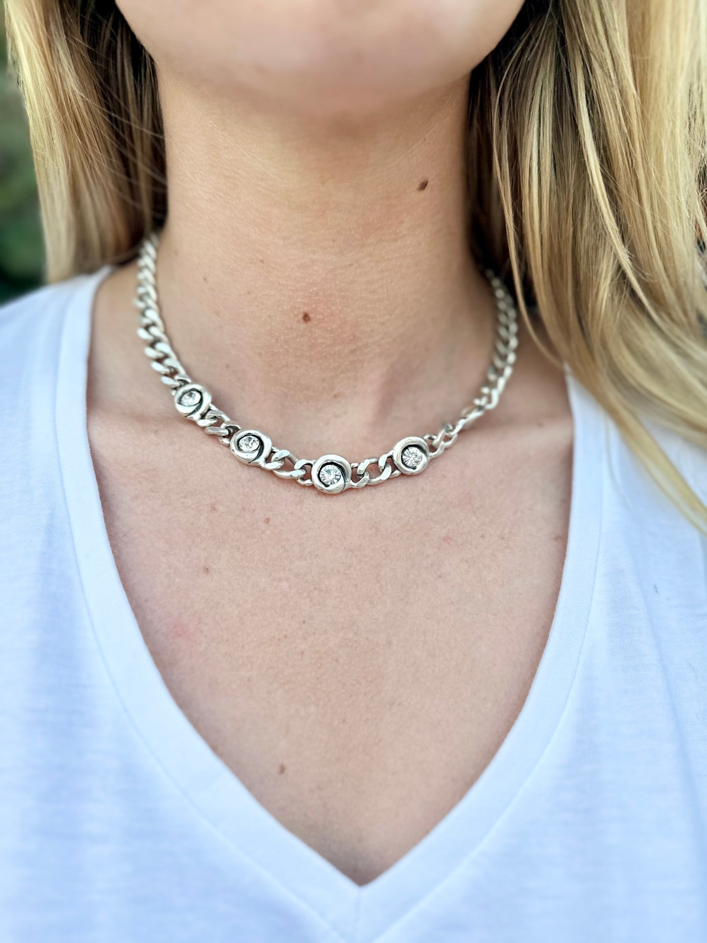 Jill Pewter Choker