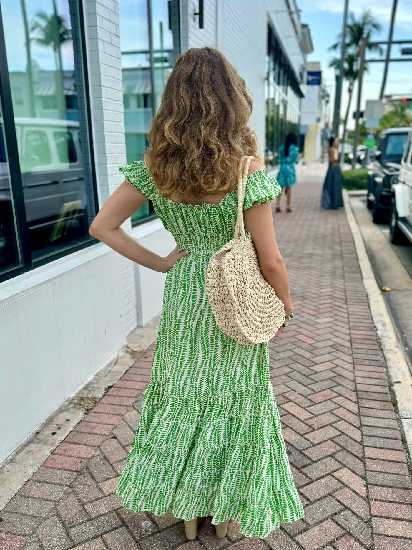 Ivory Cruise Straw Handbag