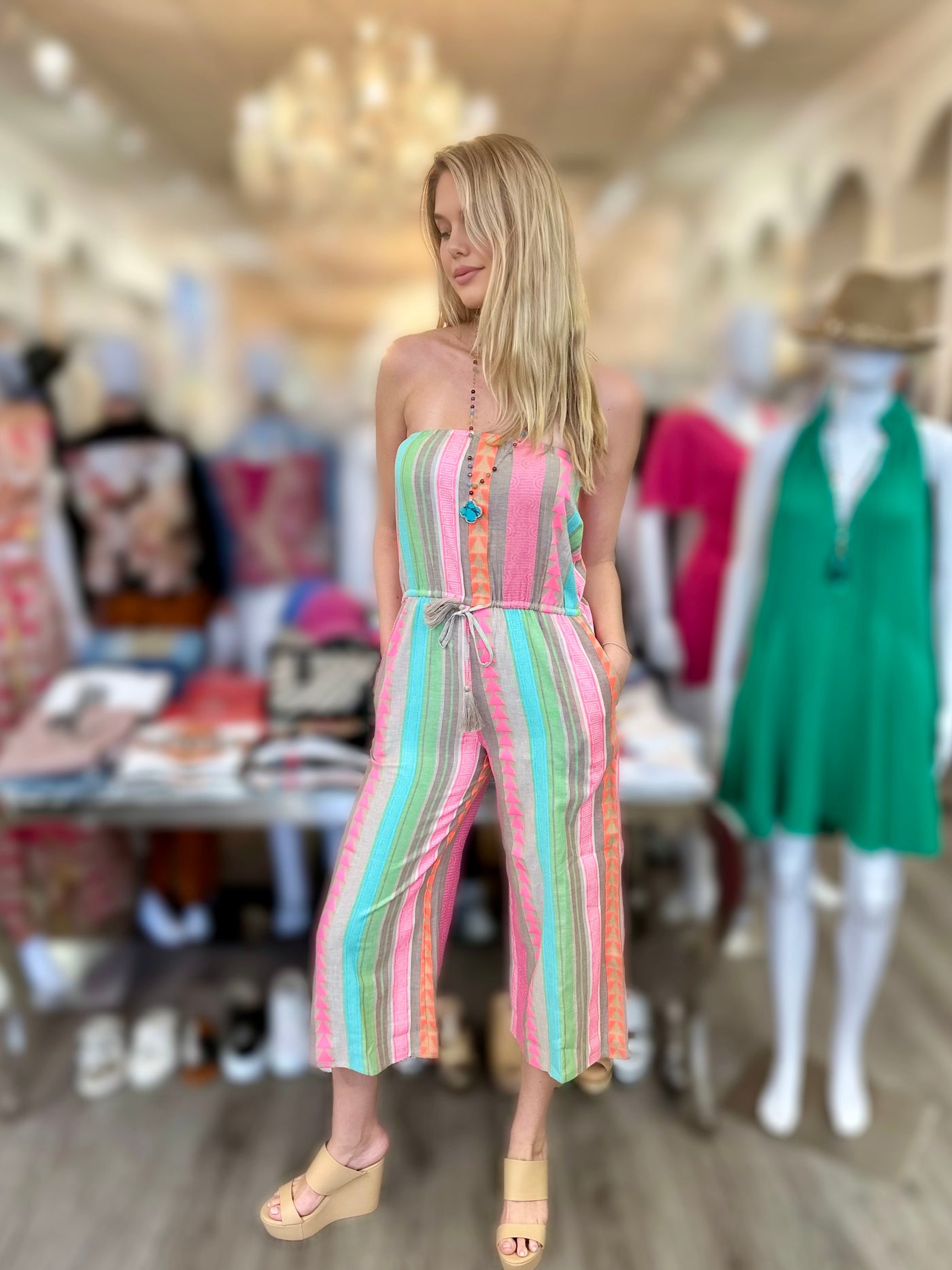 Rio Strapless Jumpsuit