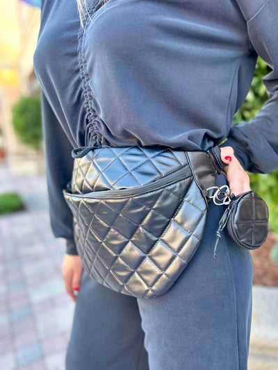 Quilted Large Fanny Bag