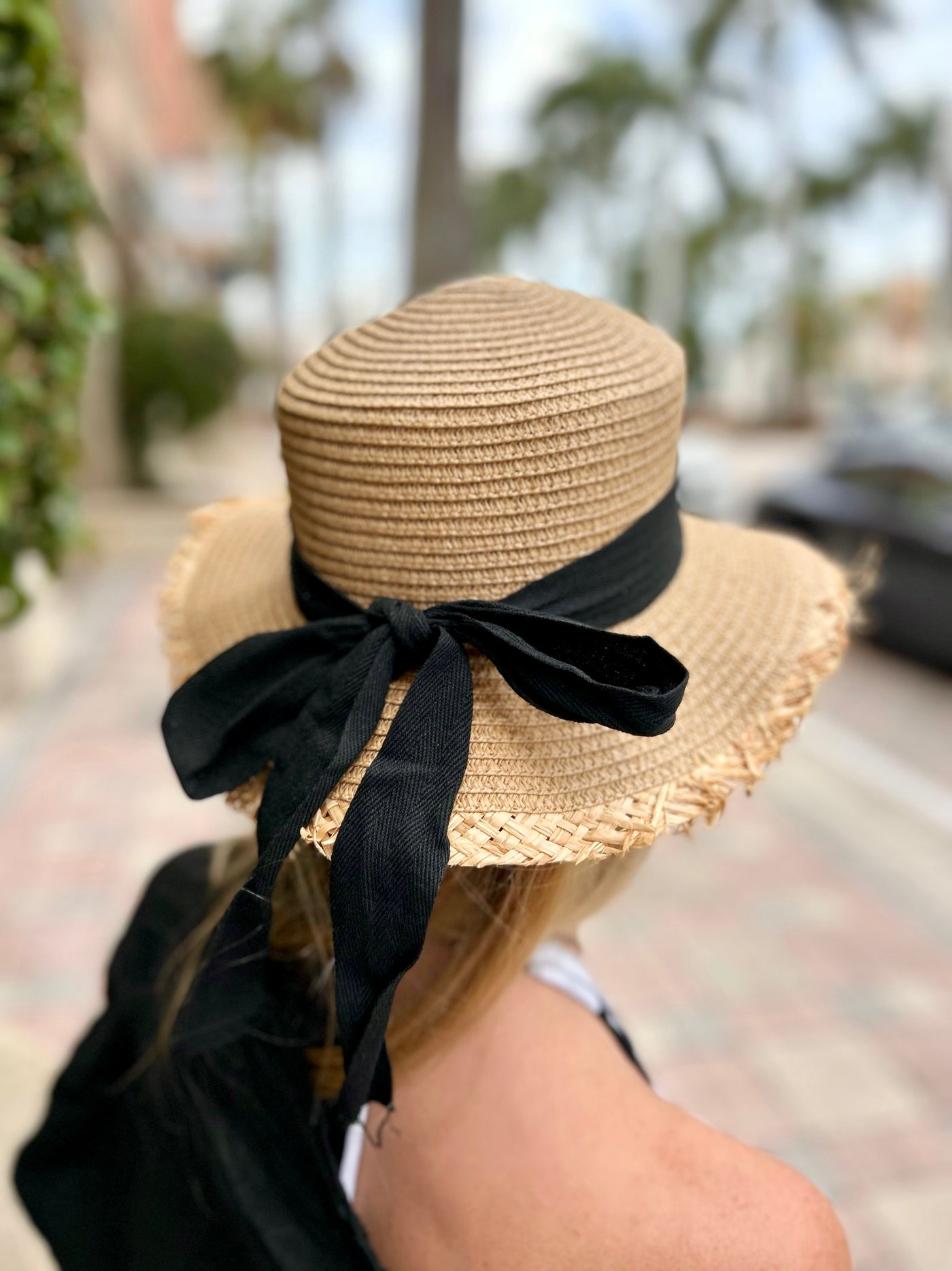 The Bow Straw Hat