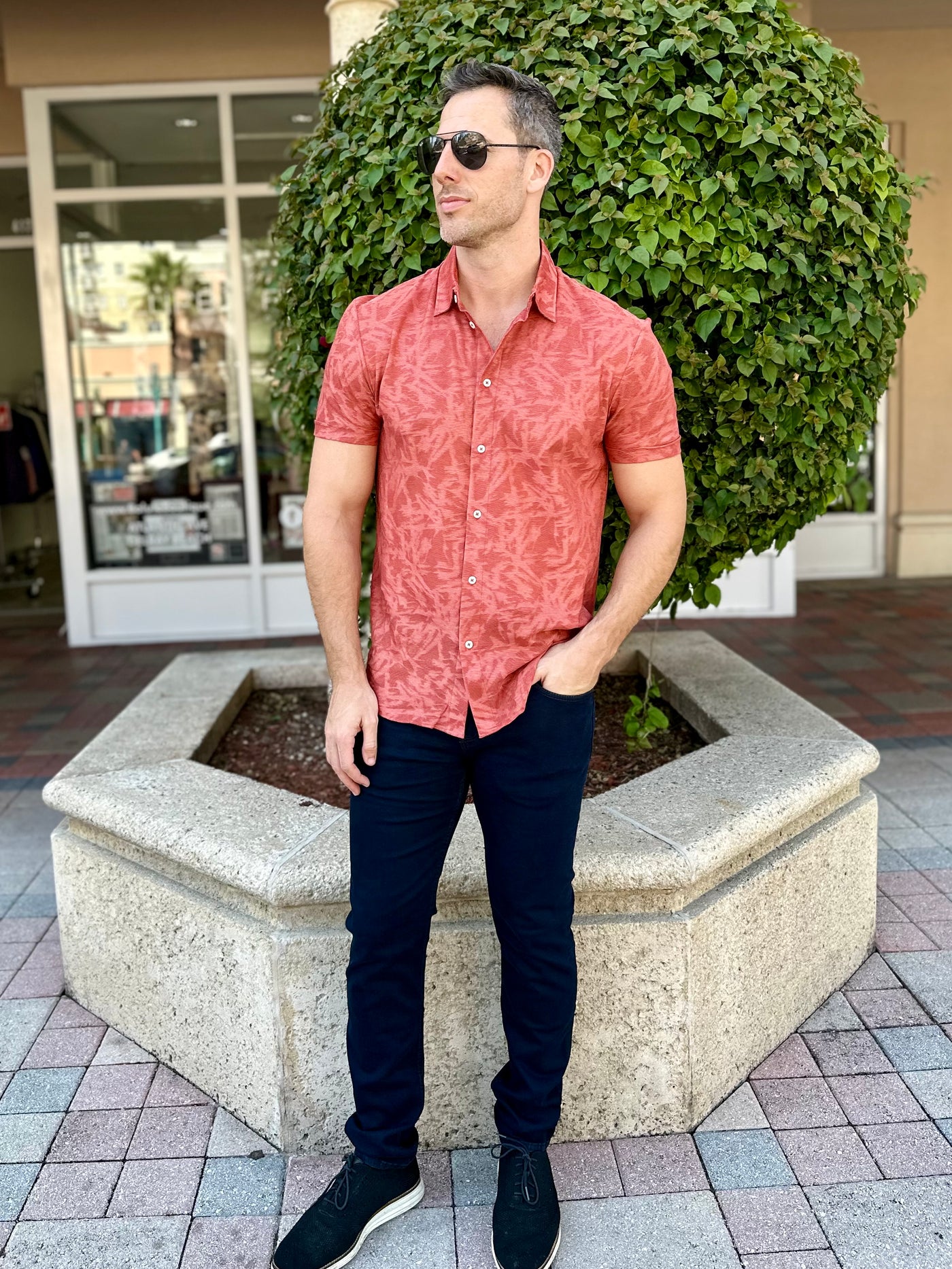 Rocky Short Sleeve Button Down