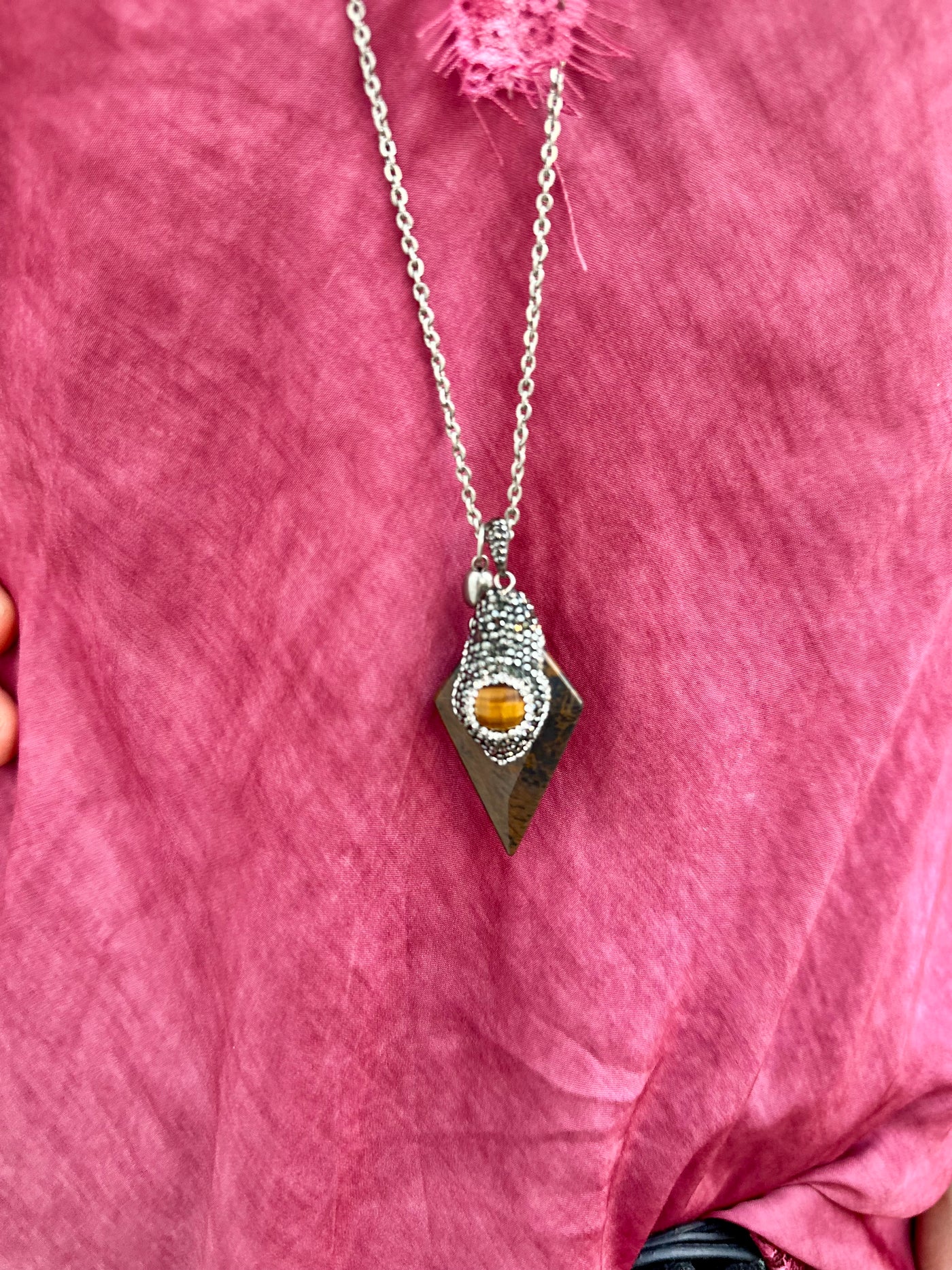 Tiana Tigers Eye Necklace