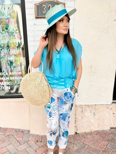 Poppy Leaf Jogger Pant