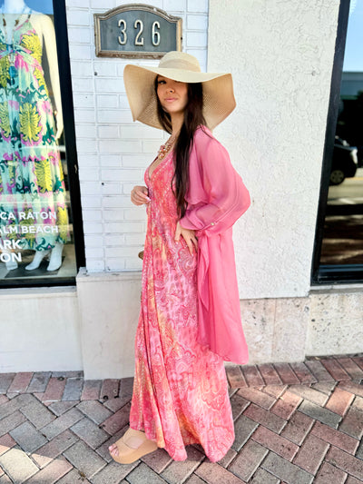 Bianca Bow Straw Floppy Hat