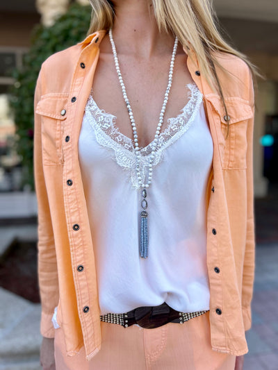 Natalie Pearl Necklace