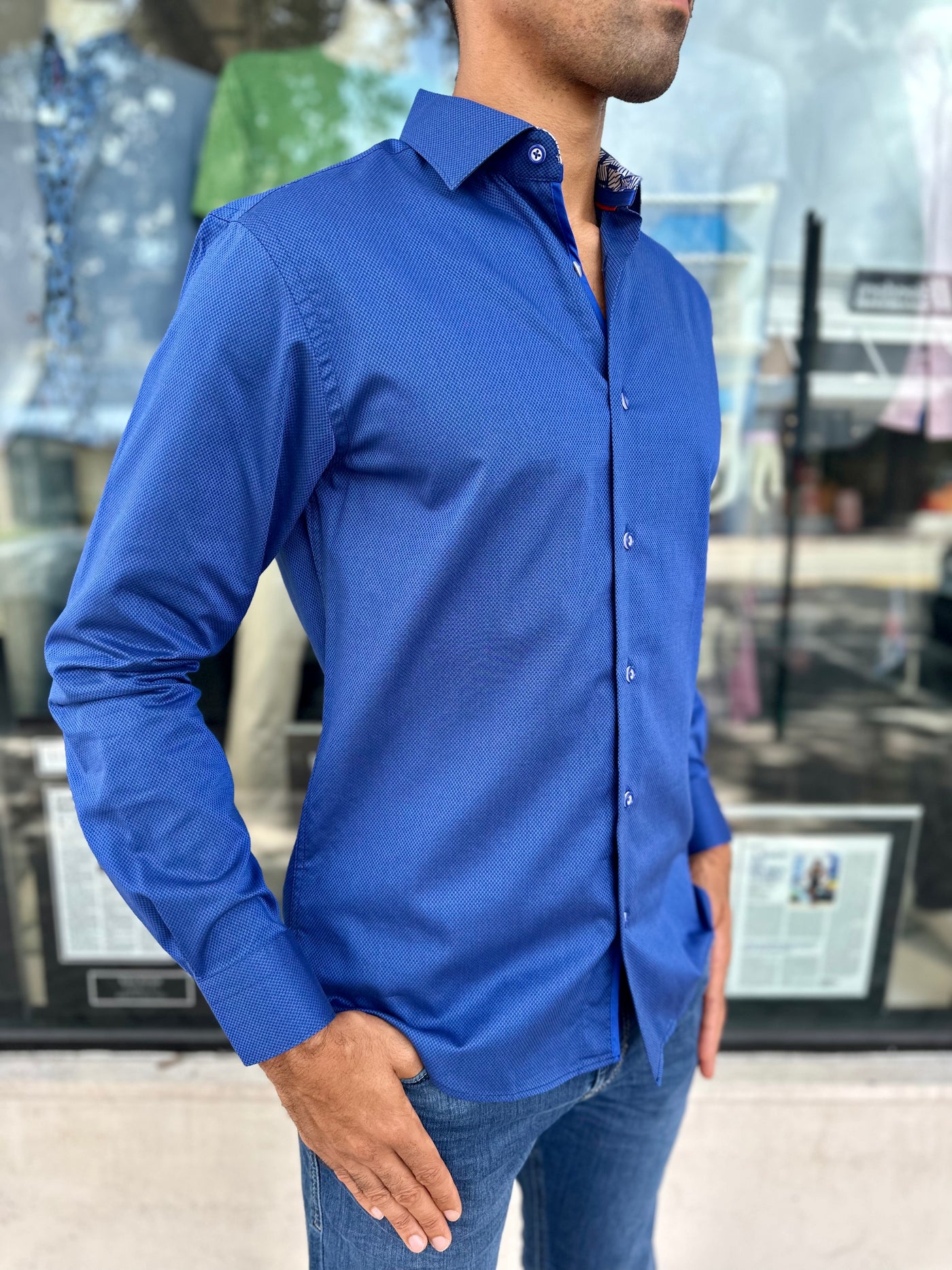 Neo Long Sleeve Button Down