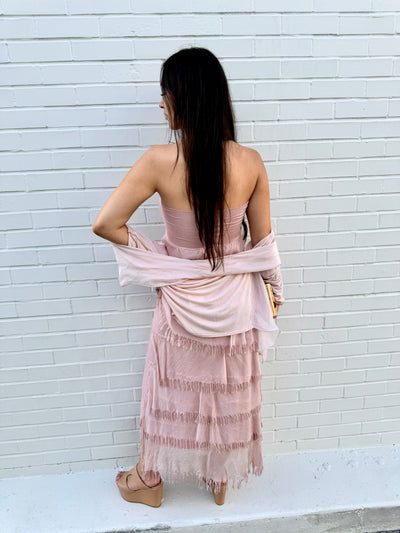 Amalfi Silk Tiered Skirt