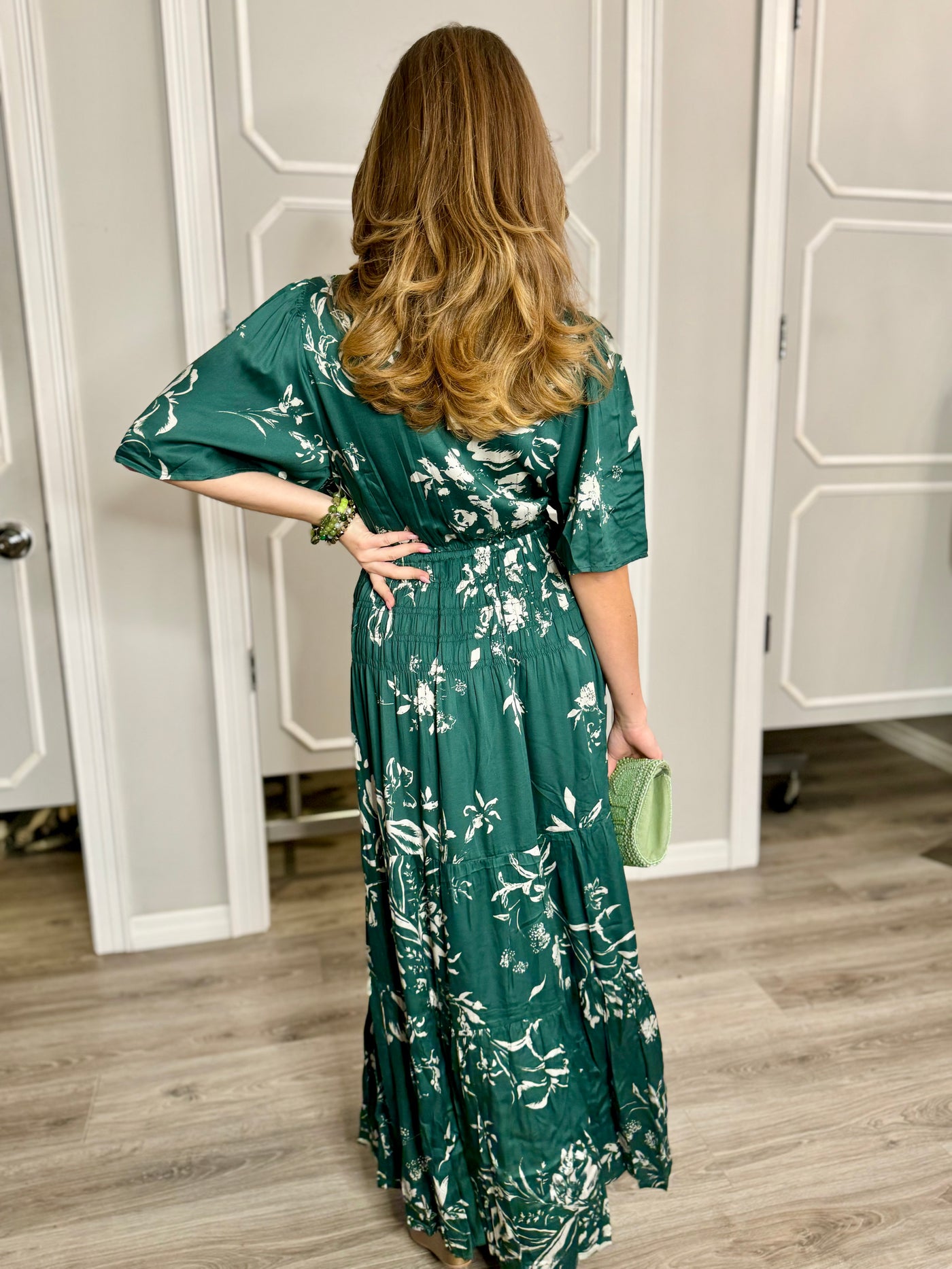 Jade Garden Maxi Dress