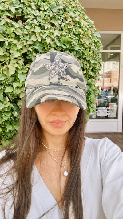 Camo Star Baseball Hat