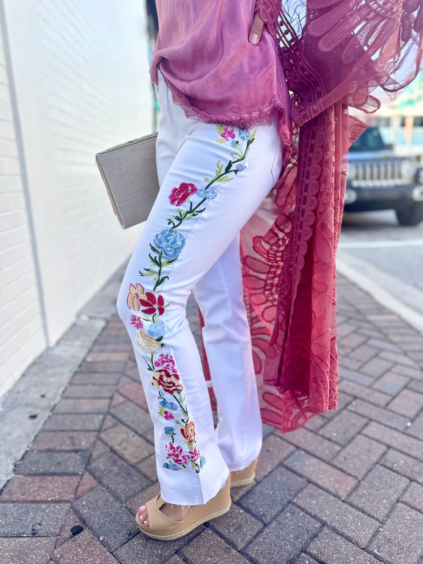 Summer Garden Lace Kimono