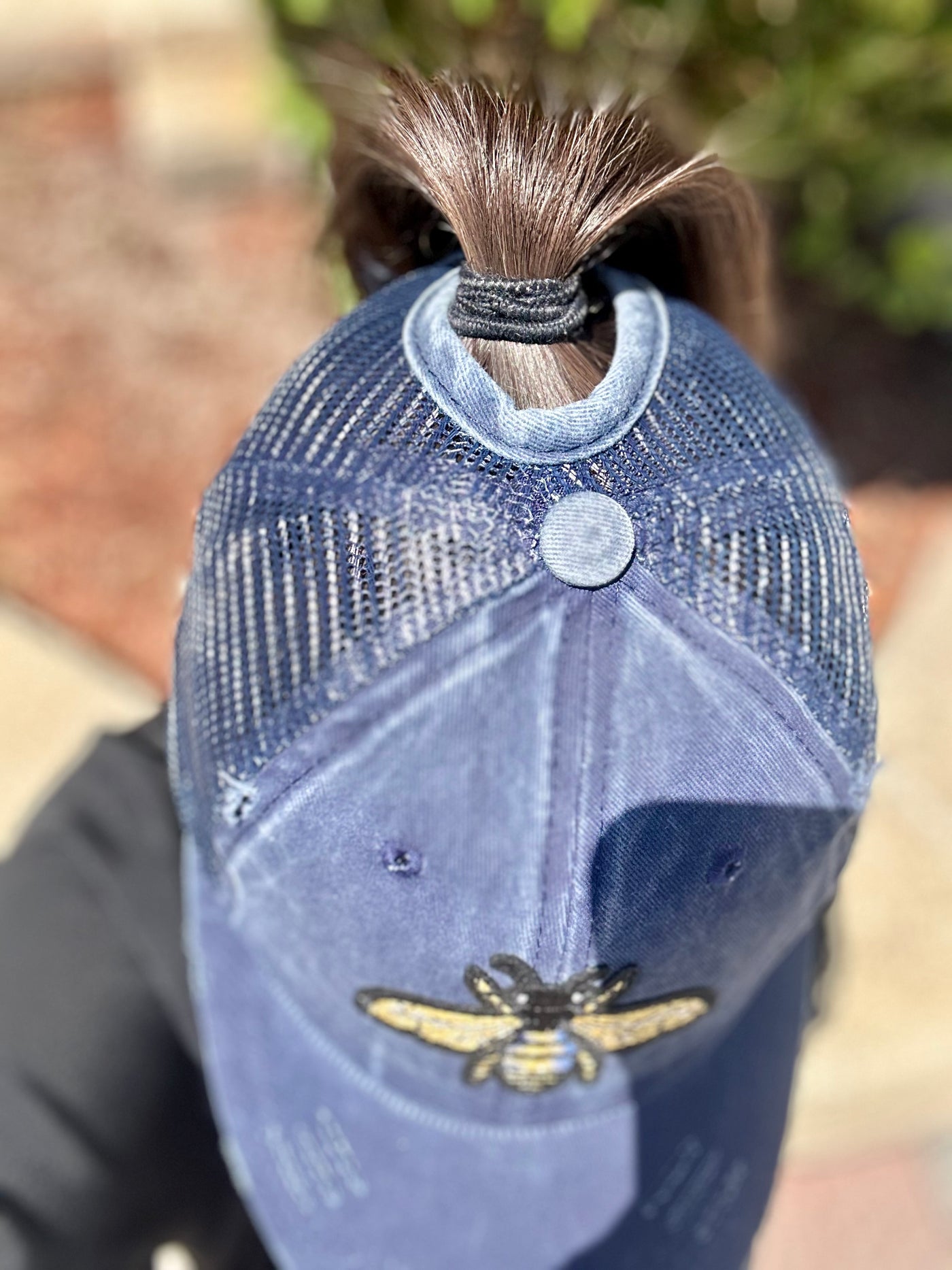 Blue Bee Baseball Hat
