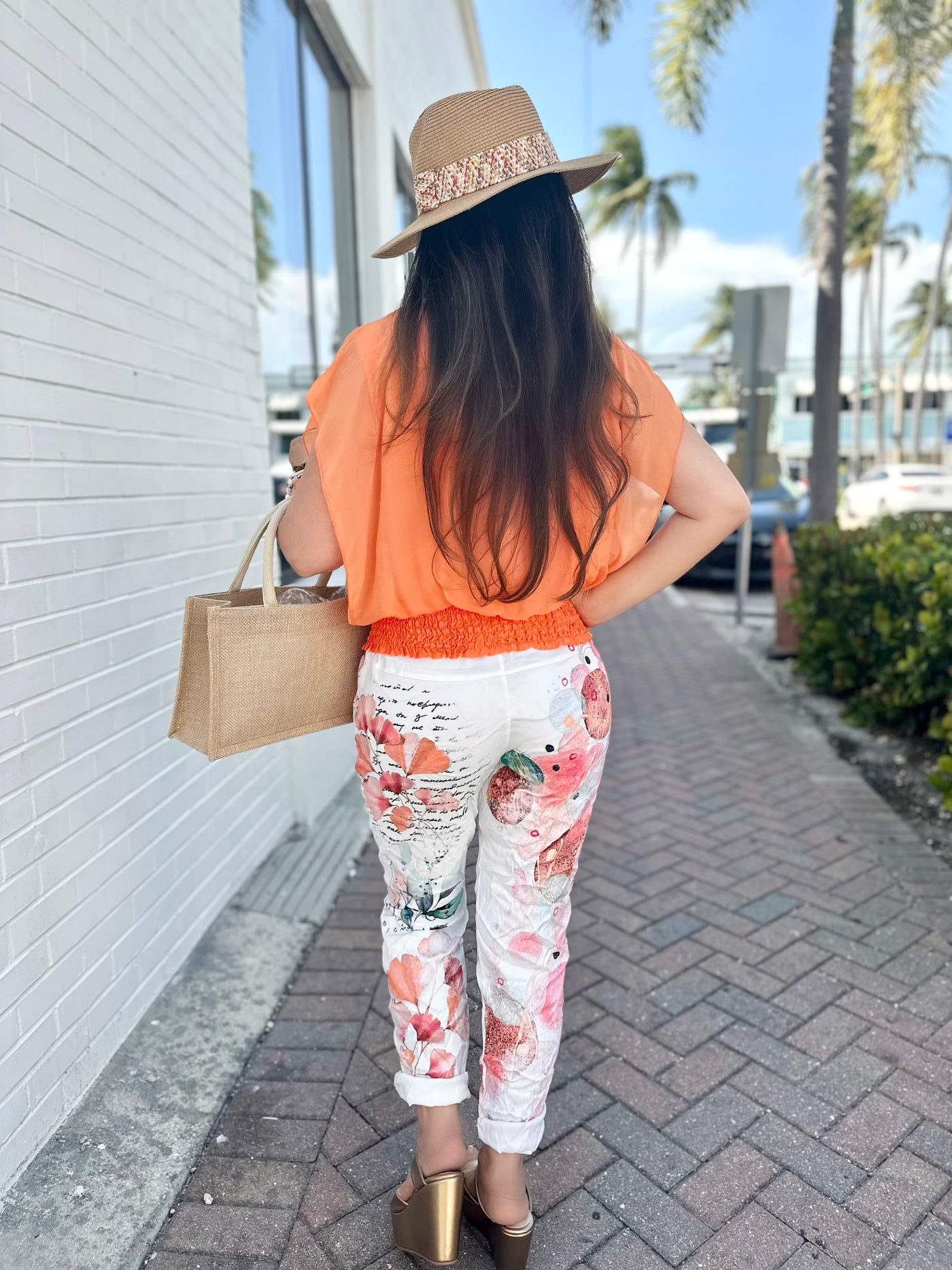 Poppy Leaf Jogger Pant