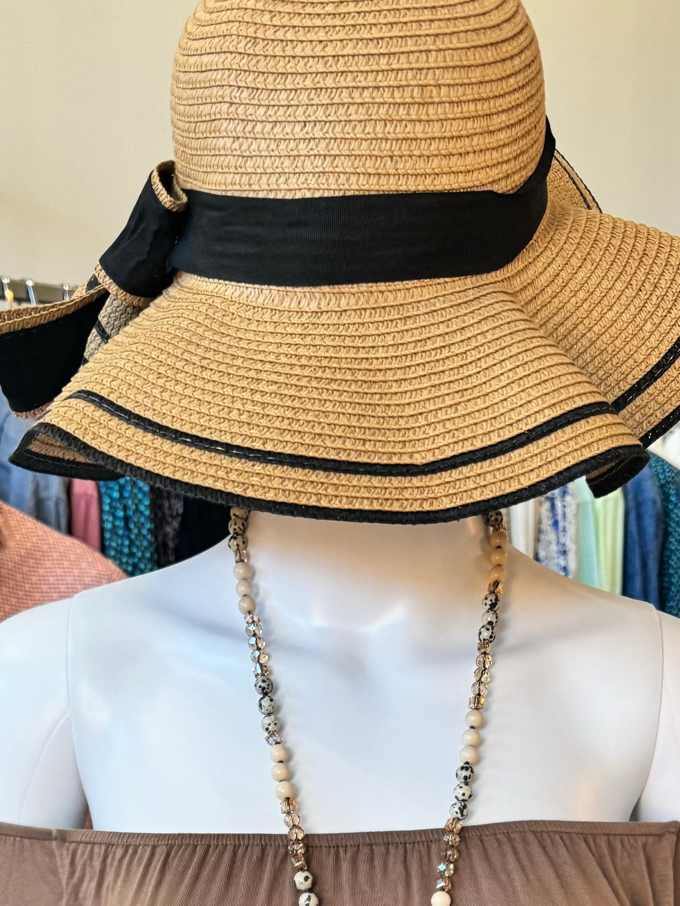 Belinda Straw Floppy Hat