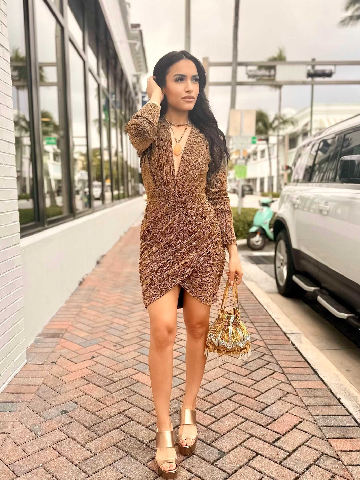 Giselle Gold Dress