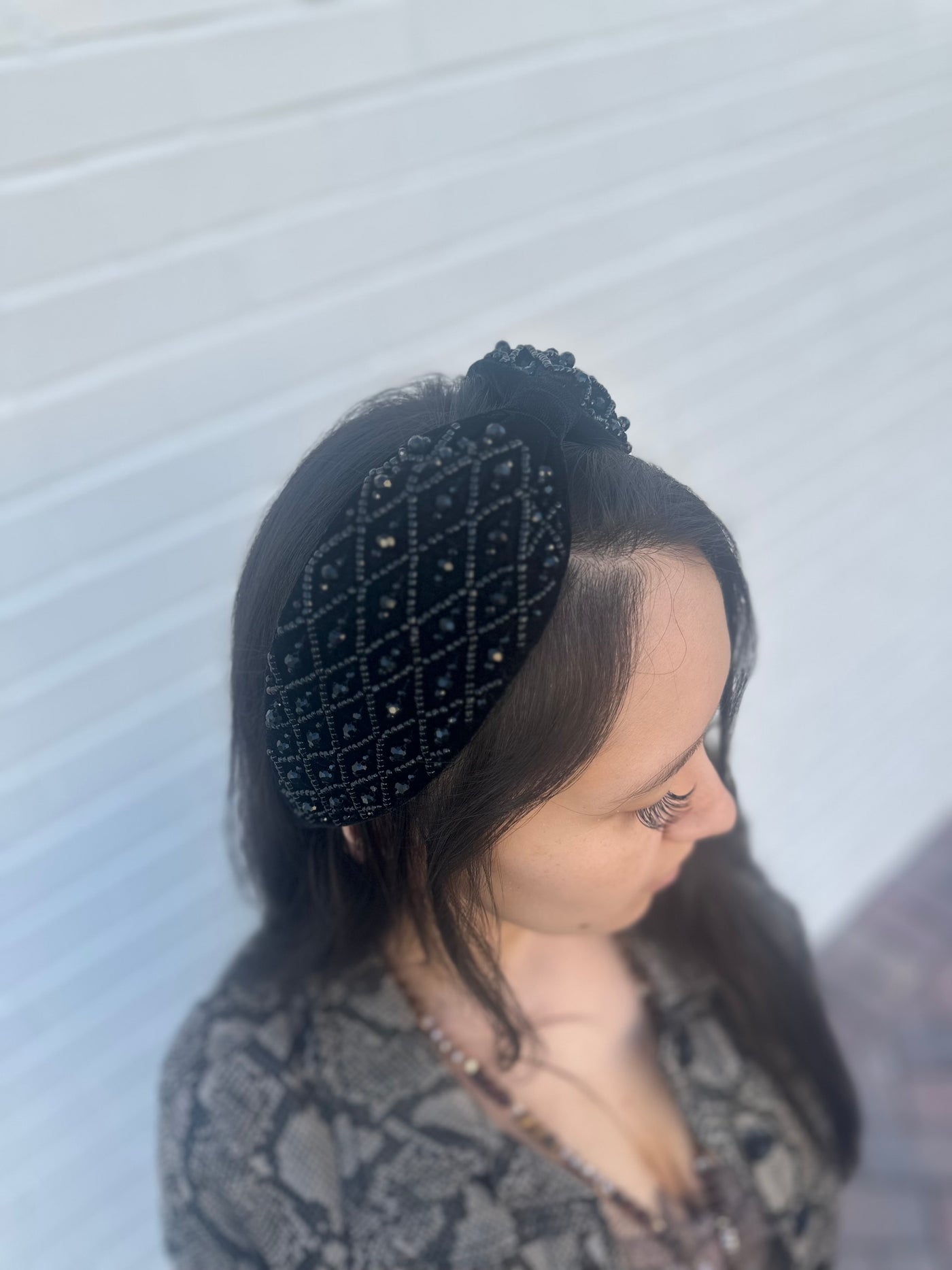 Midnight Embellished Headband