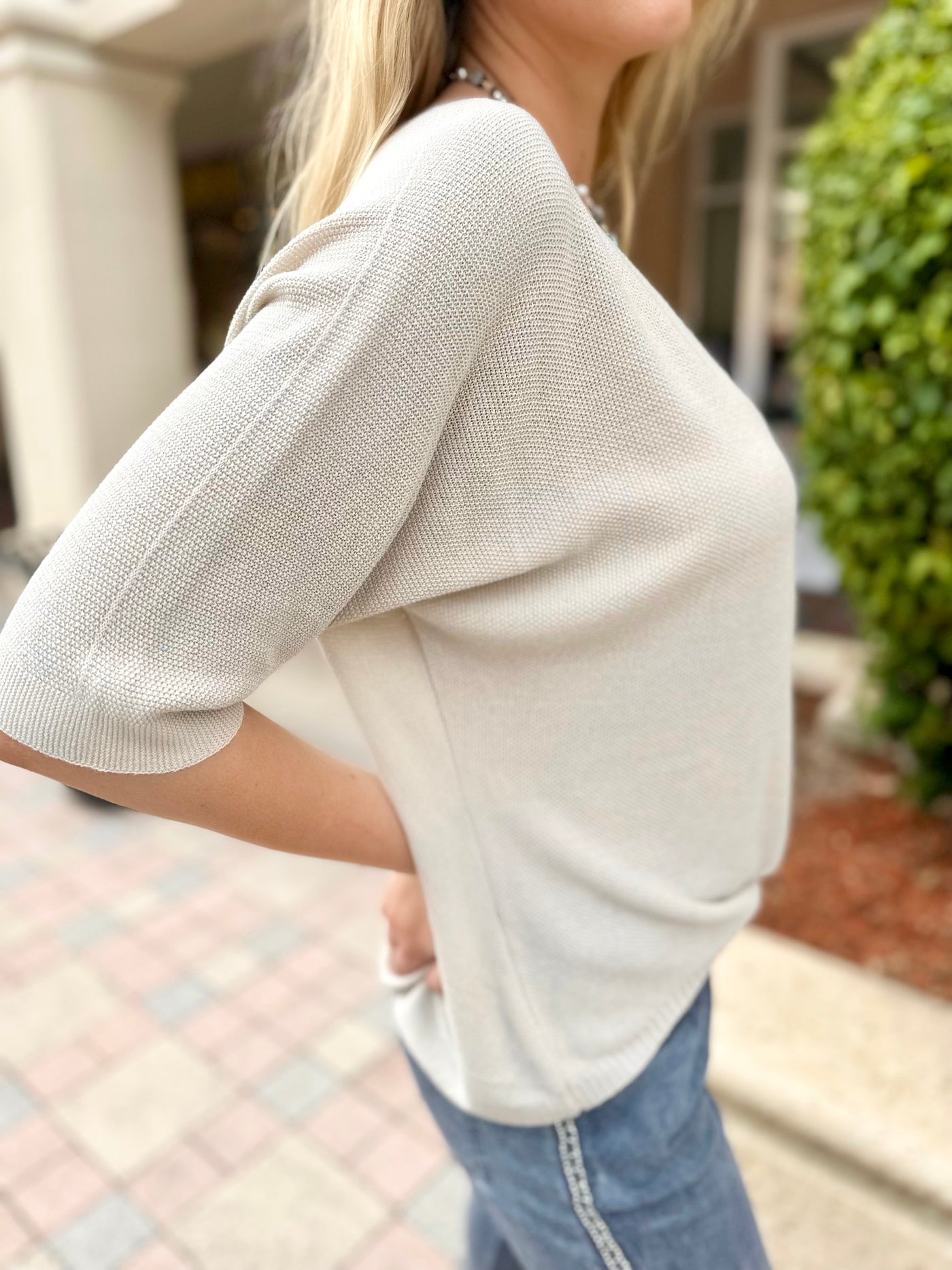 Angelica Soft Summer Knit Top