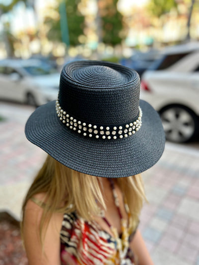 St. Barths Straw Boaters Hat